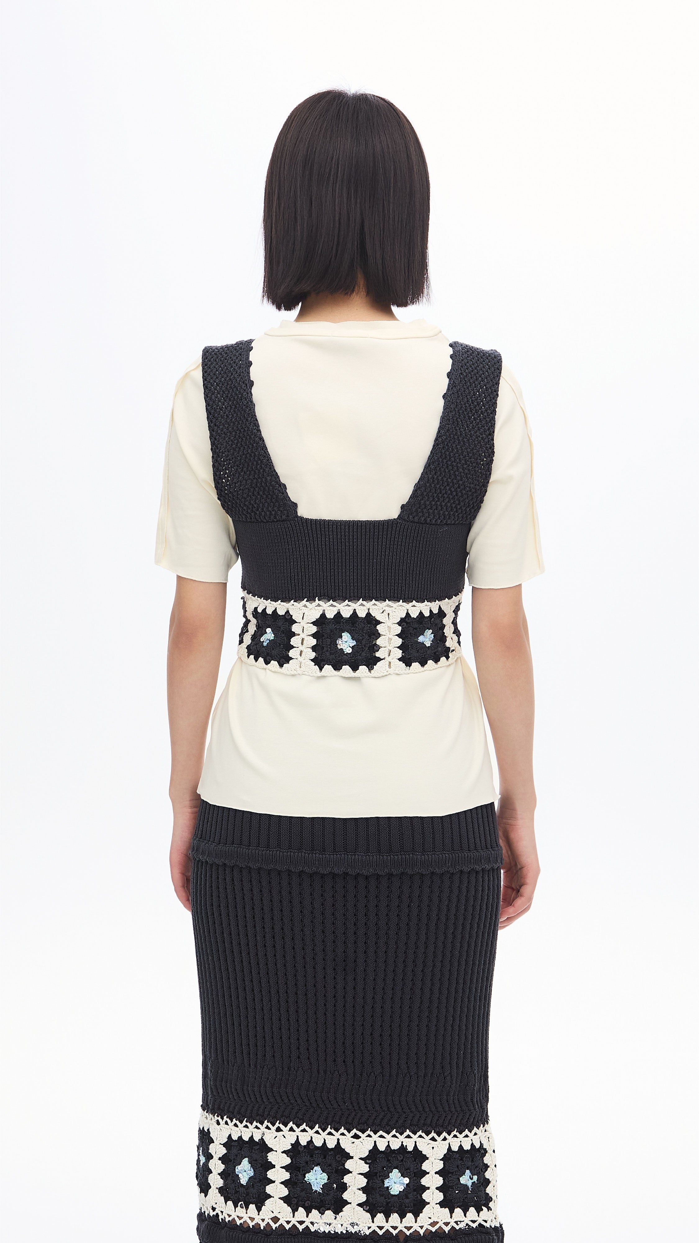 Beaded Knit Vest