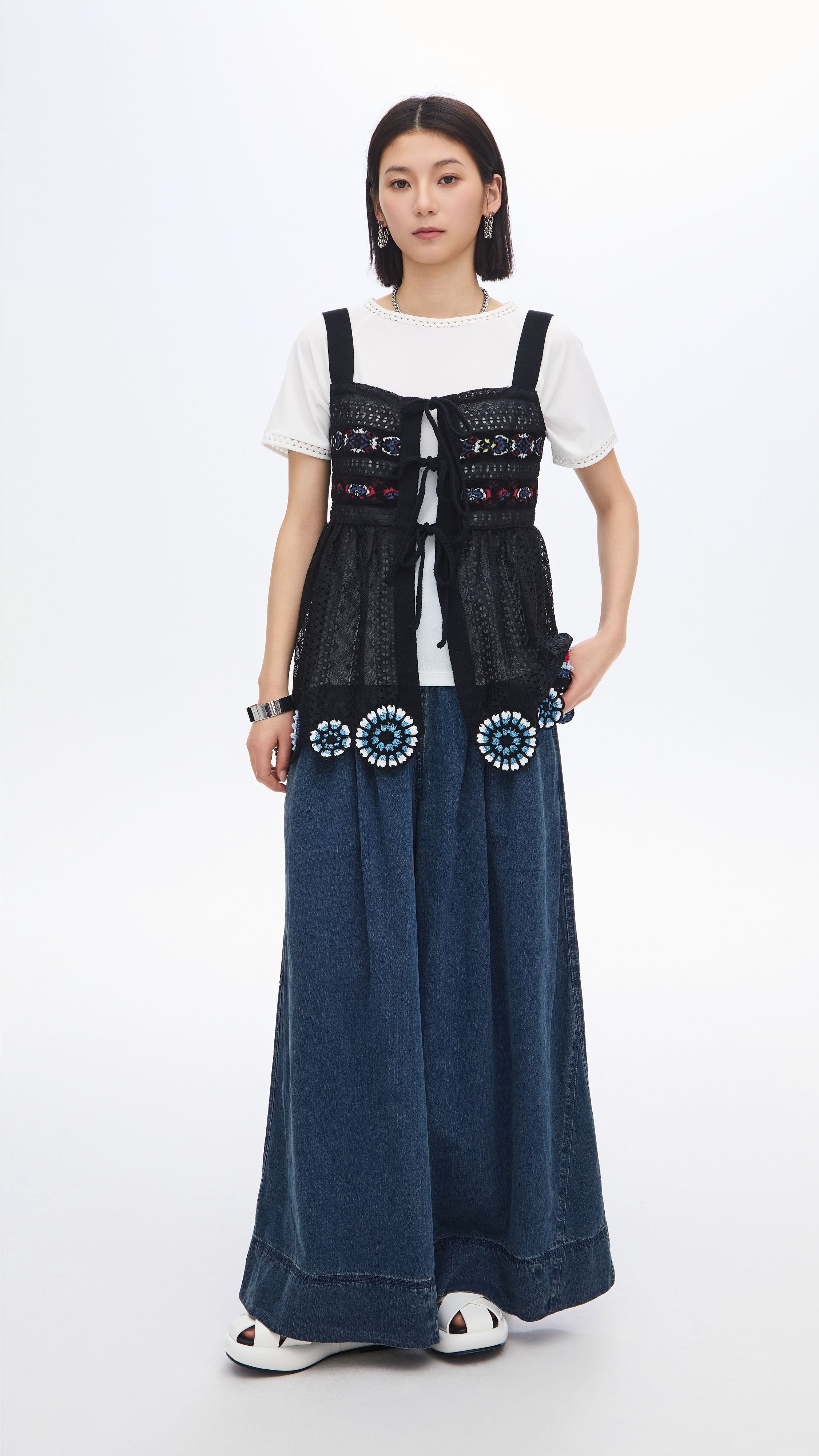 Bohemian Crochet Vest