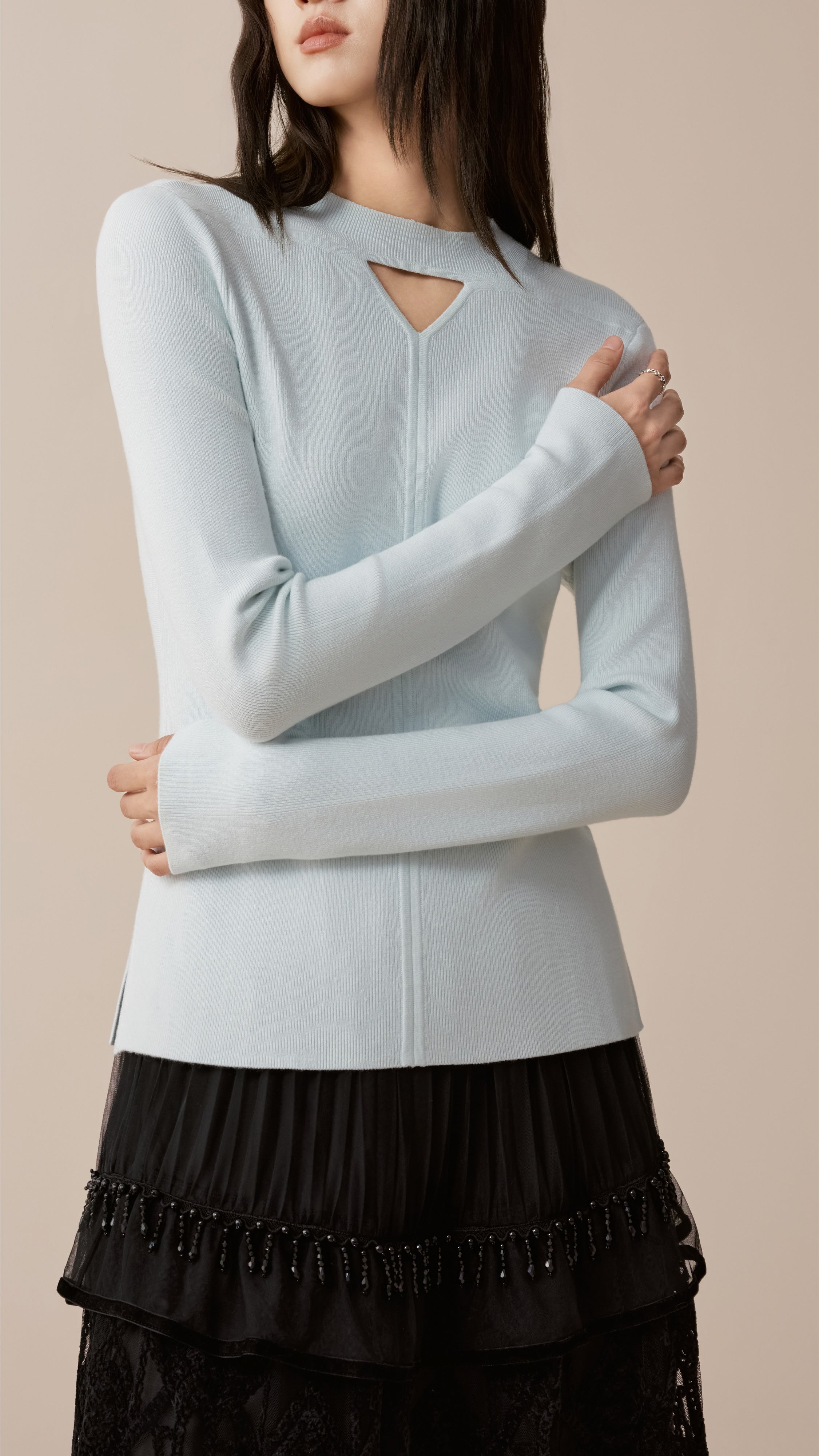 Cutout Sweater