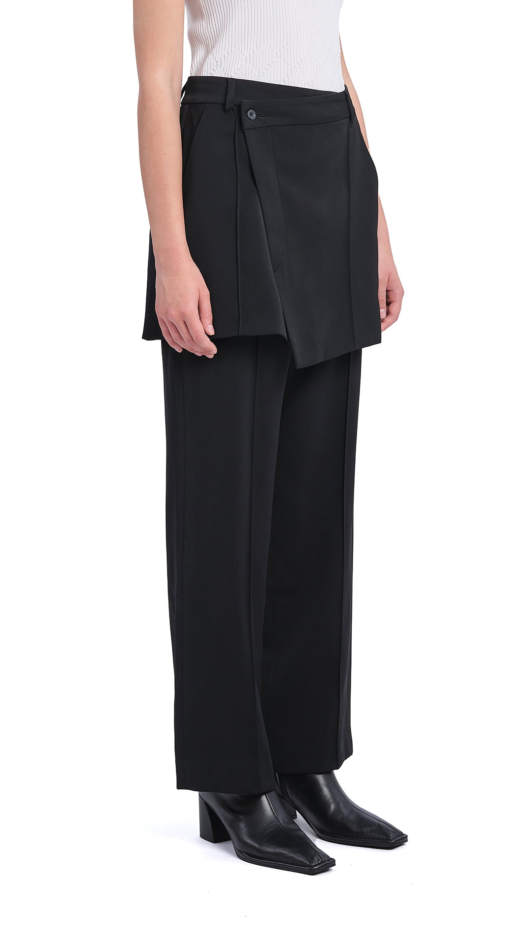 2 in 1 Straight-Fit Pants