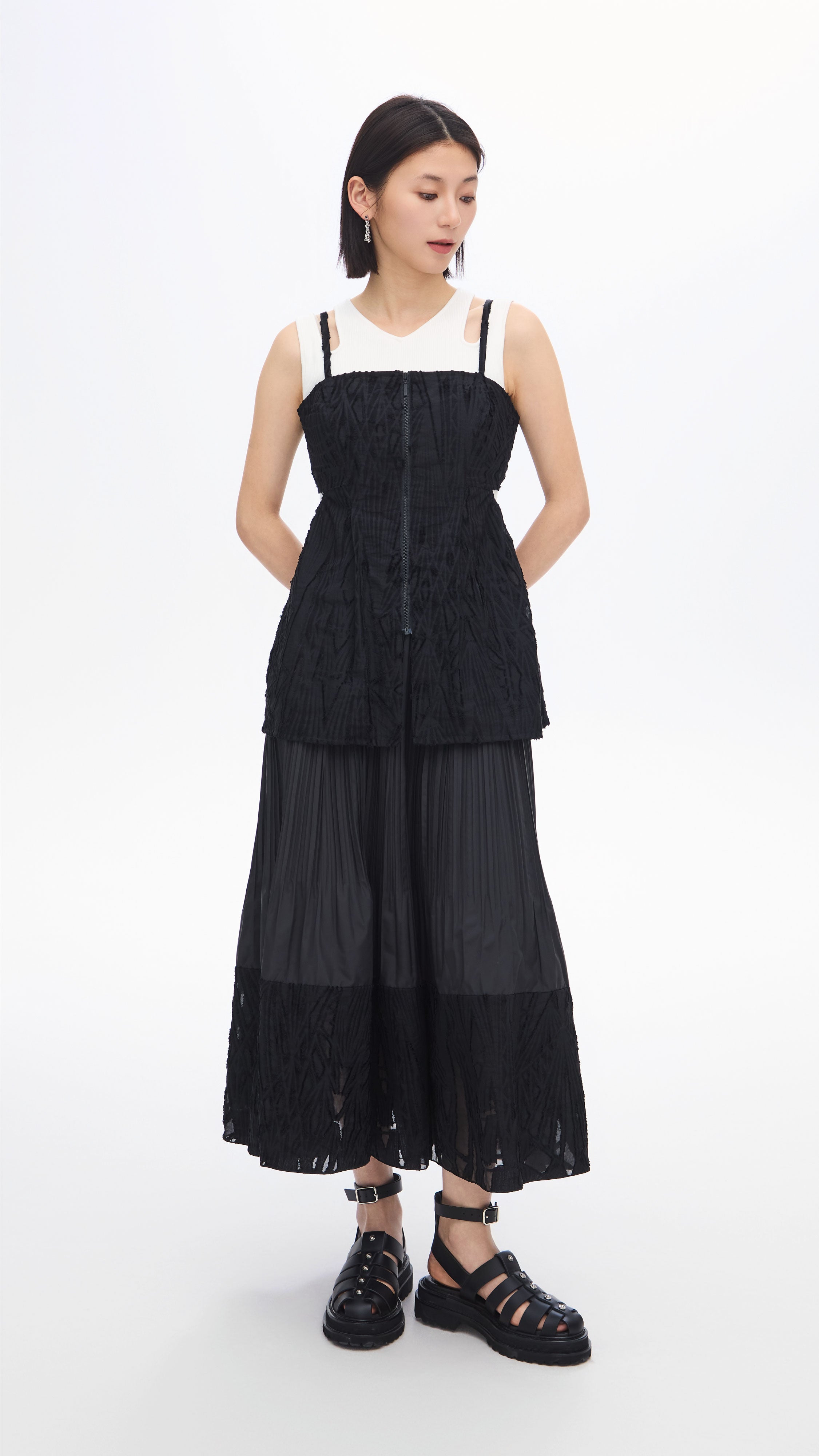 Jacquard Pattern Bustier