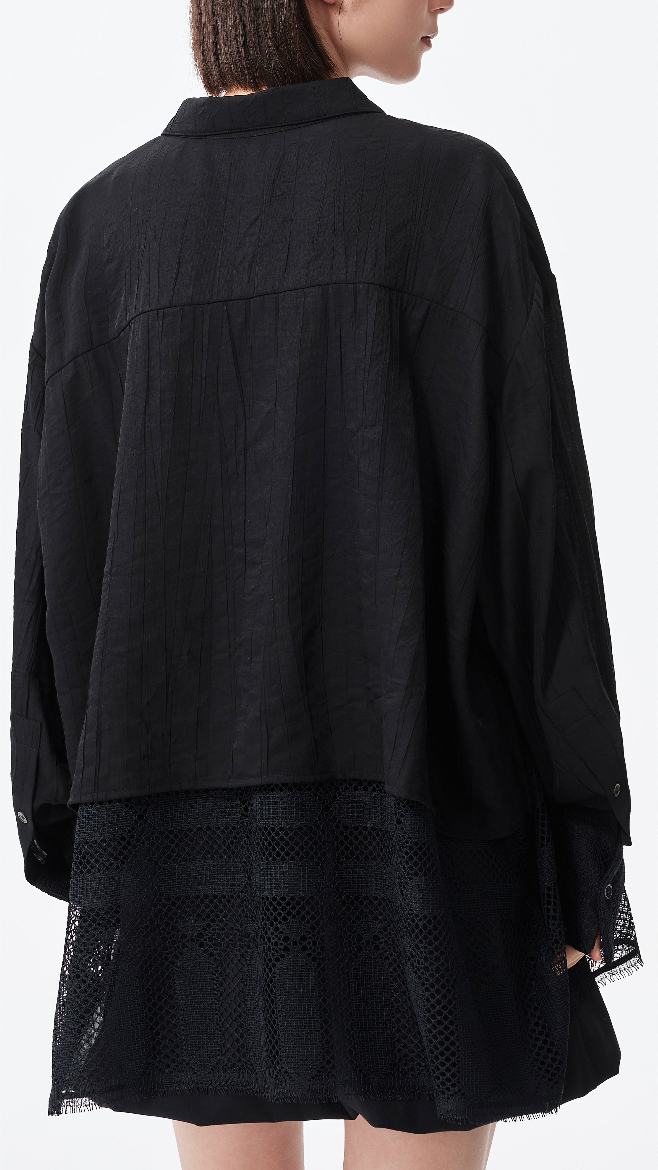 Shirt with Lace Detail