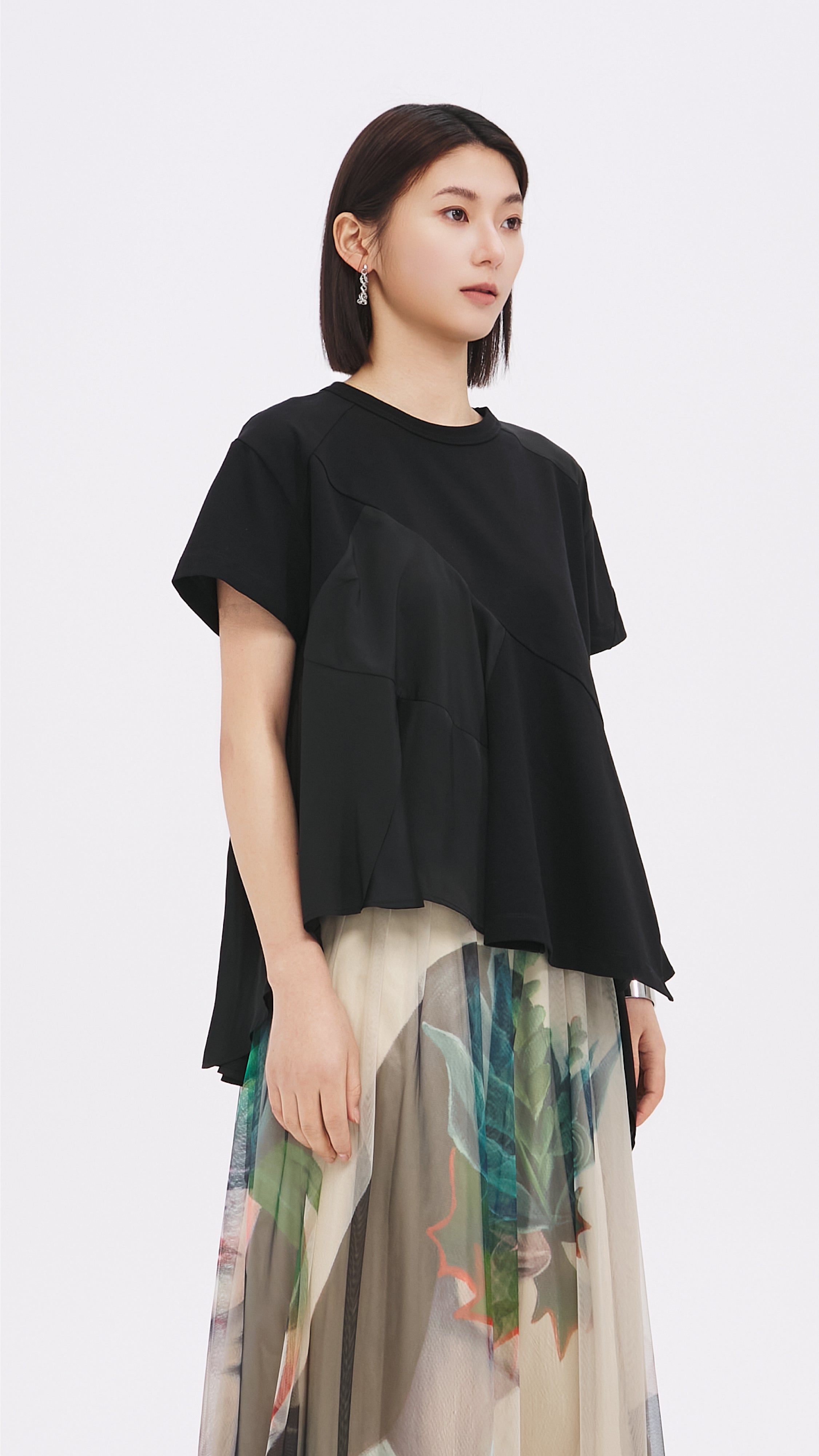 Cord Embroidery Patch Tee