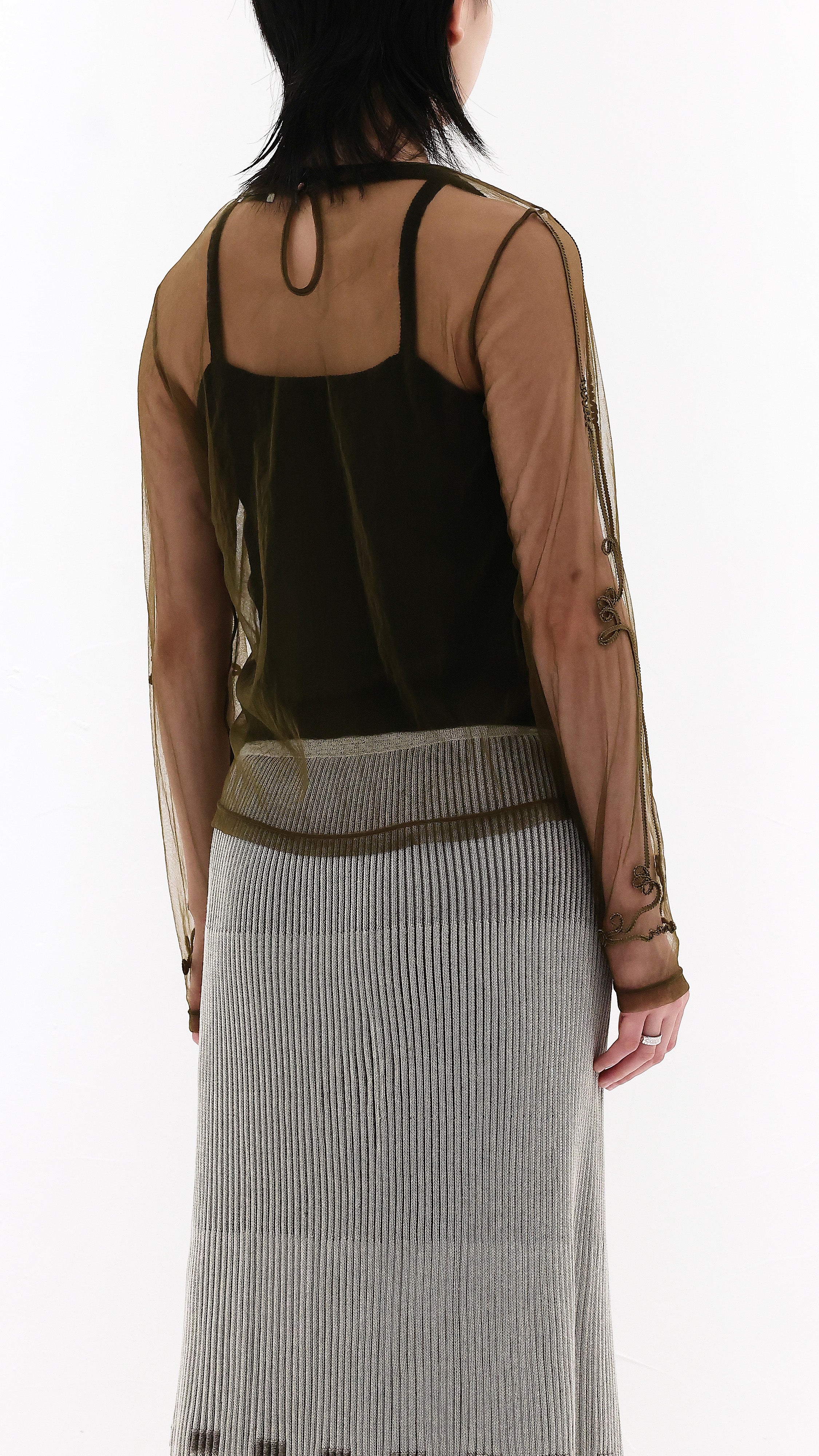 Western Bolero Sheer Tight Top