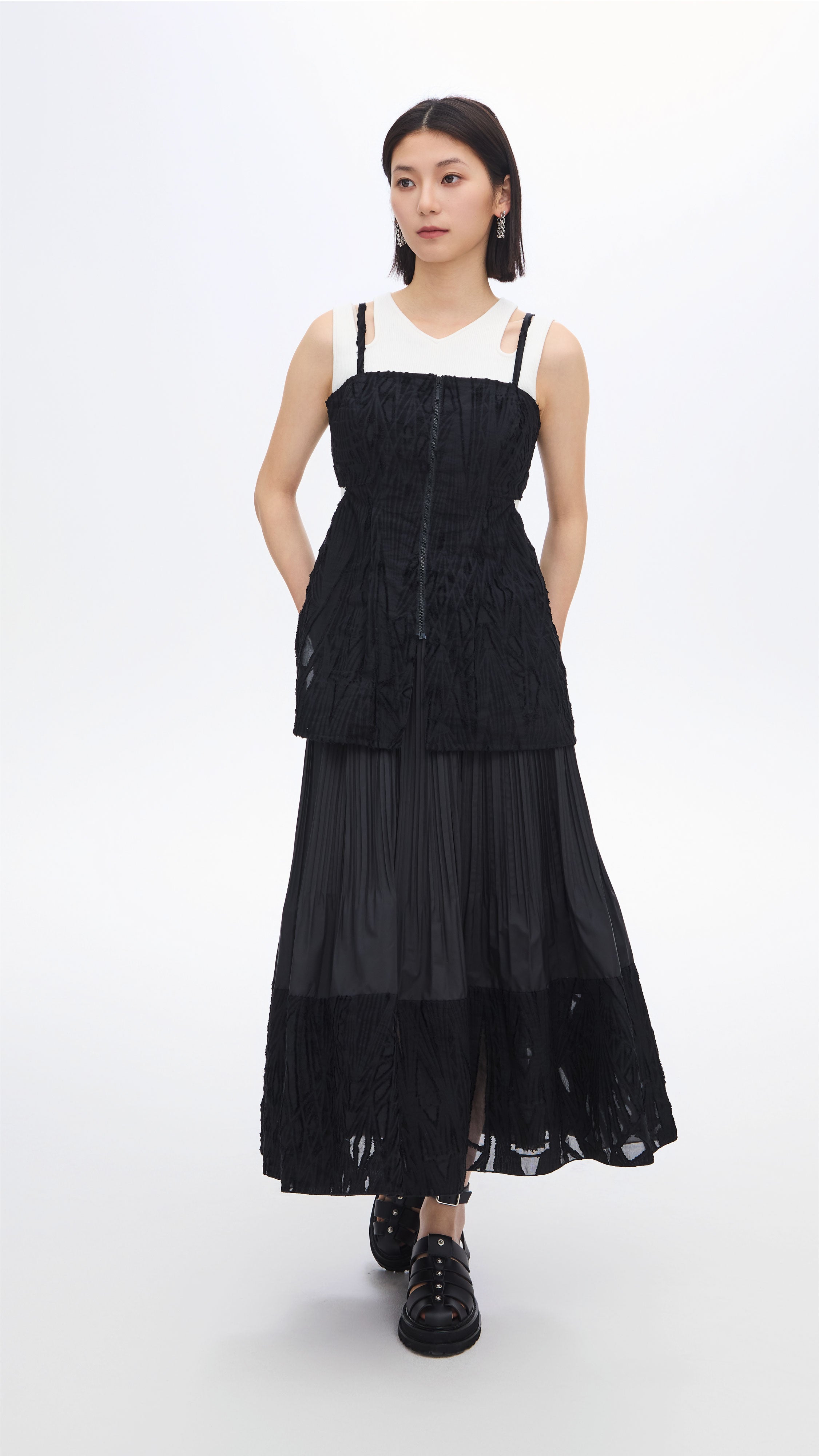 Jacquard Pattern Bustier