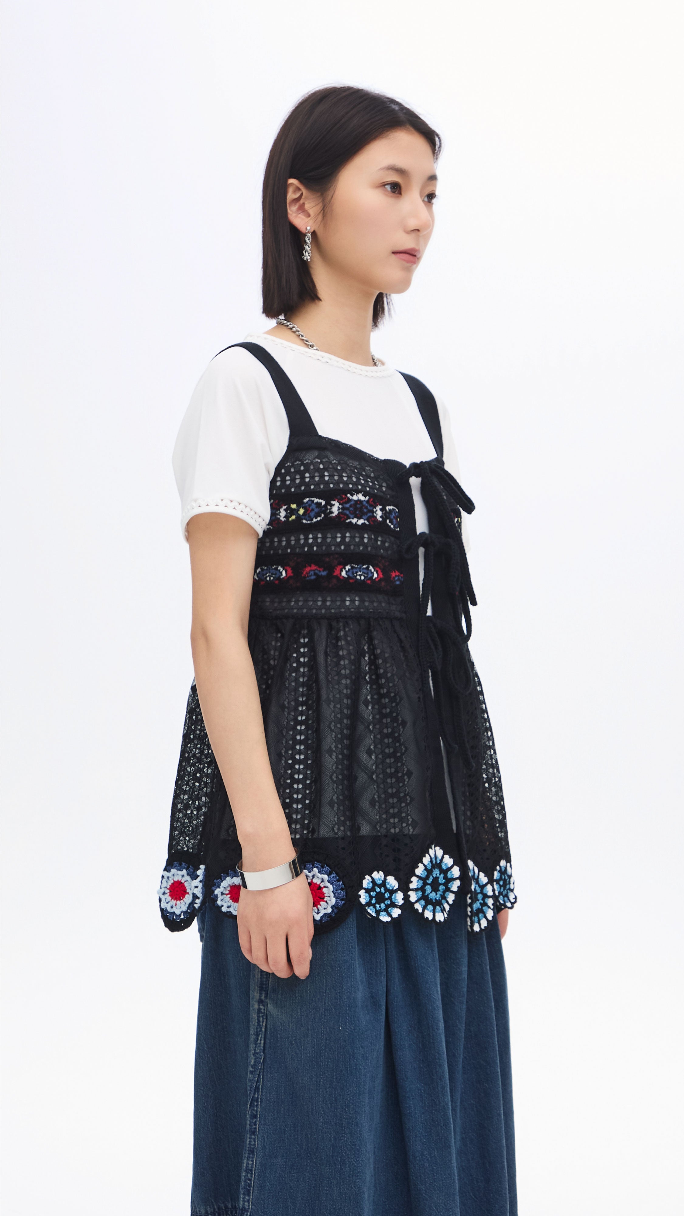 Bohemian Crochet Vest