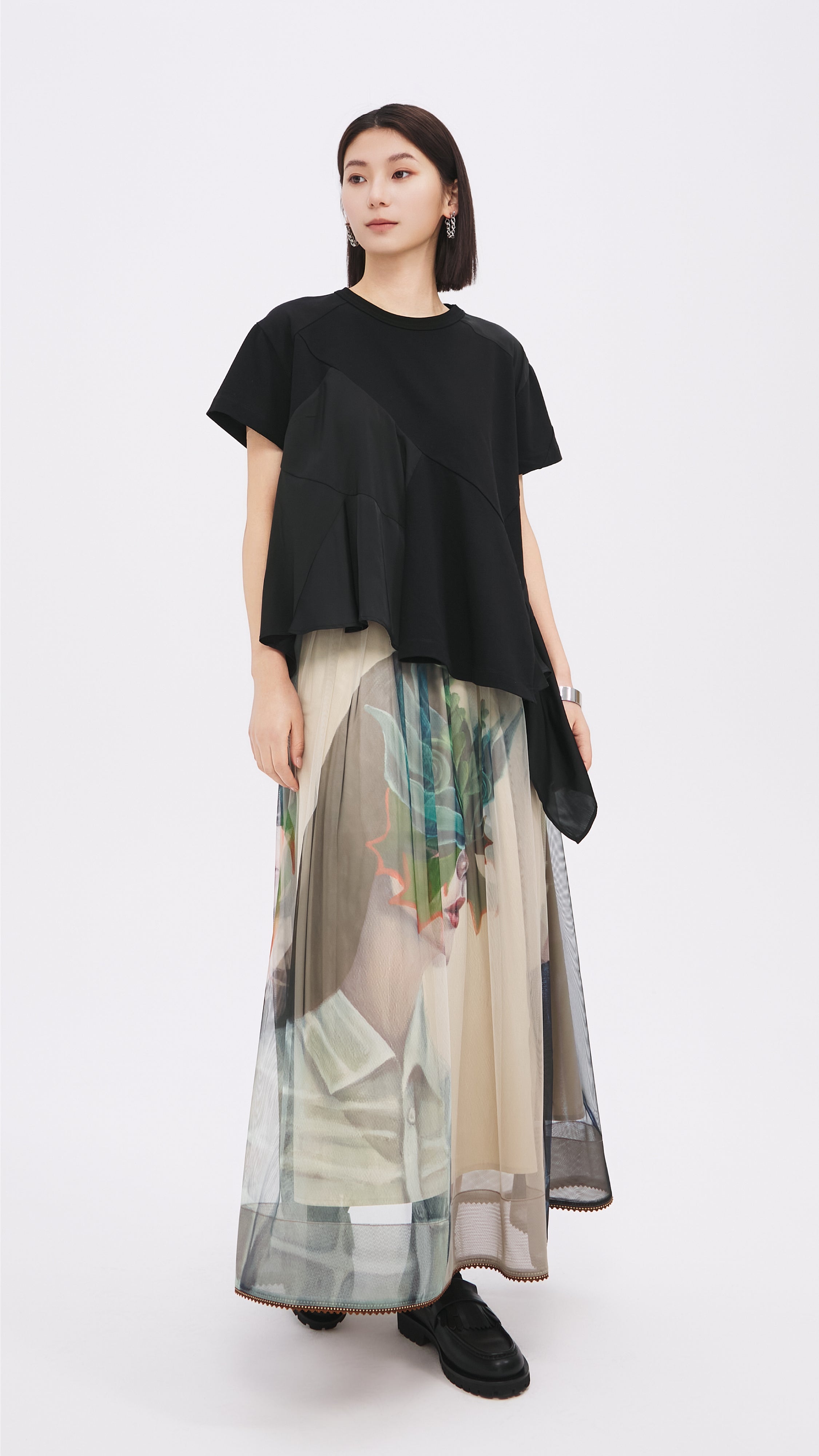 Cord Embroidery Patch Tee