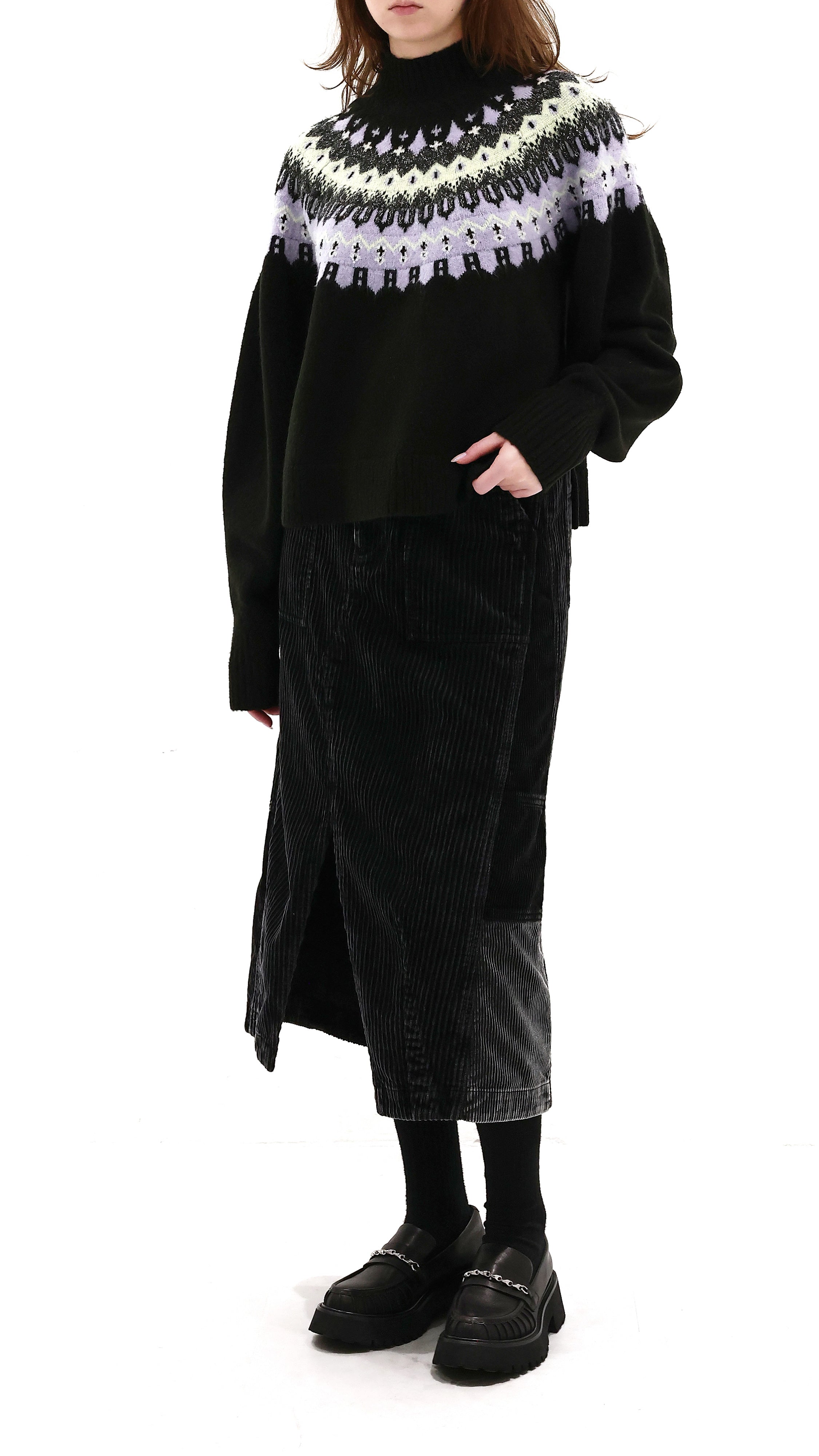 Remake Corduroy Pencil Skirt