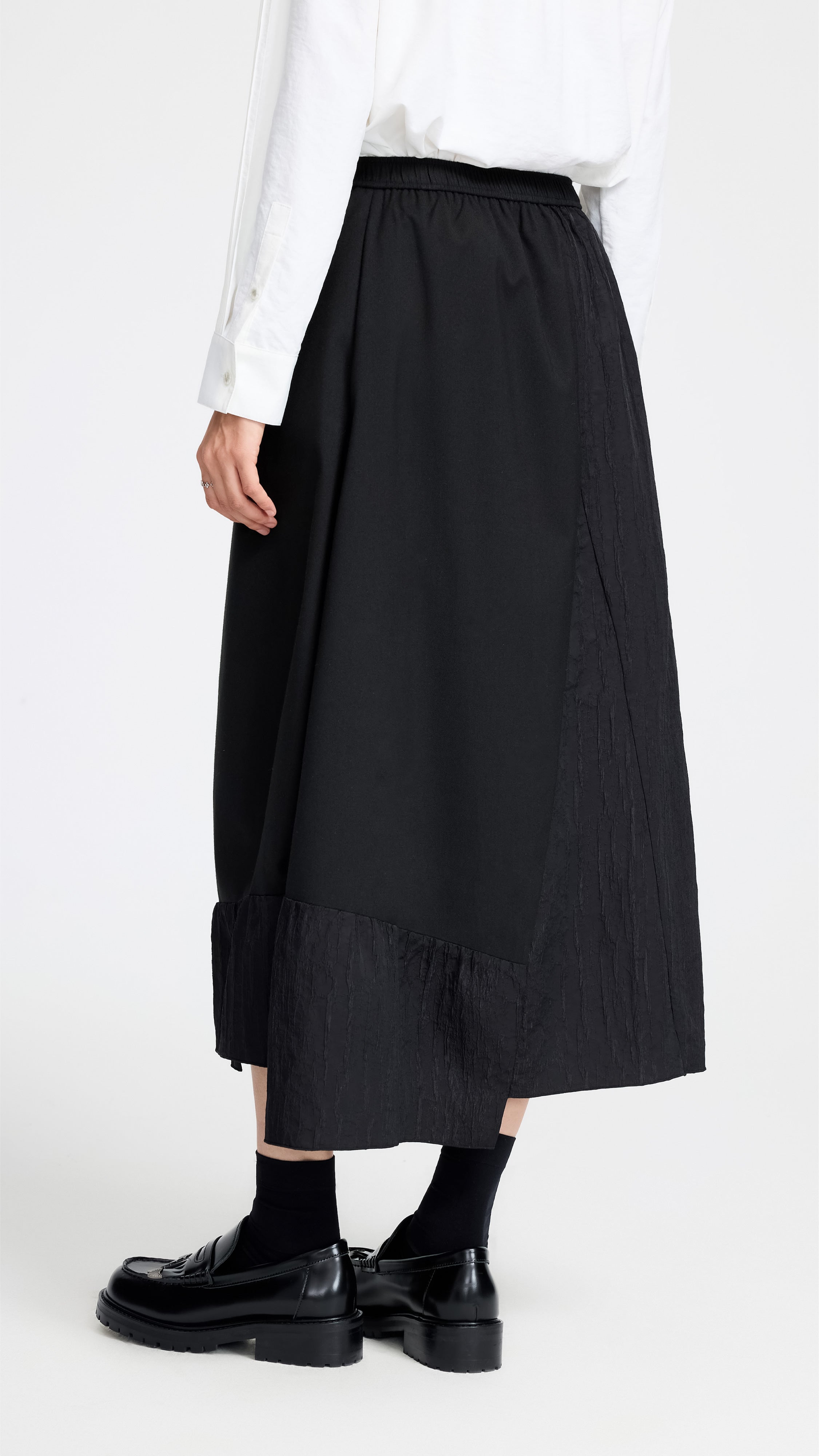 Irregular Patched Skirt