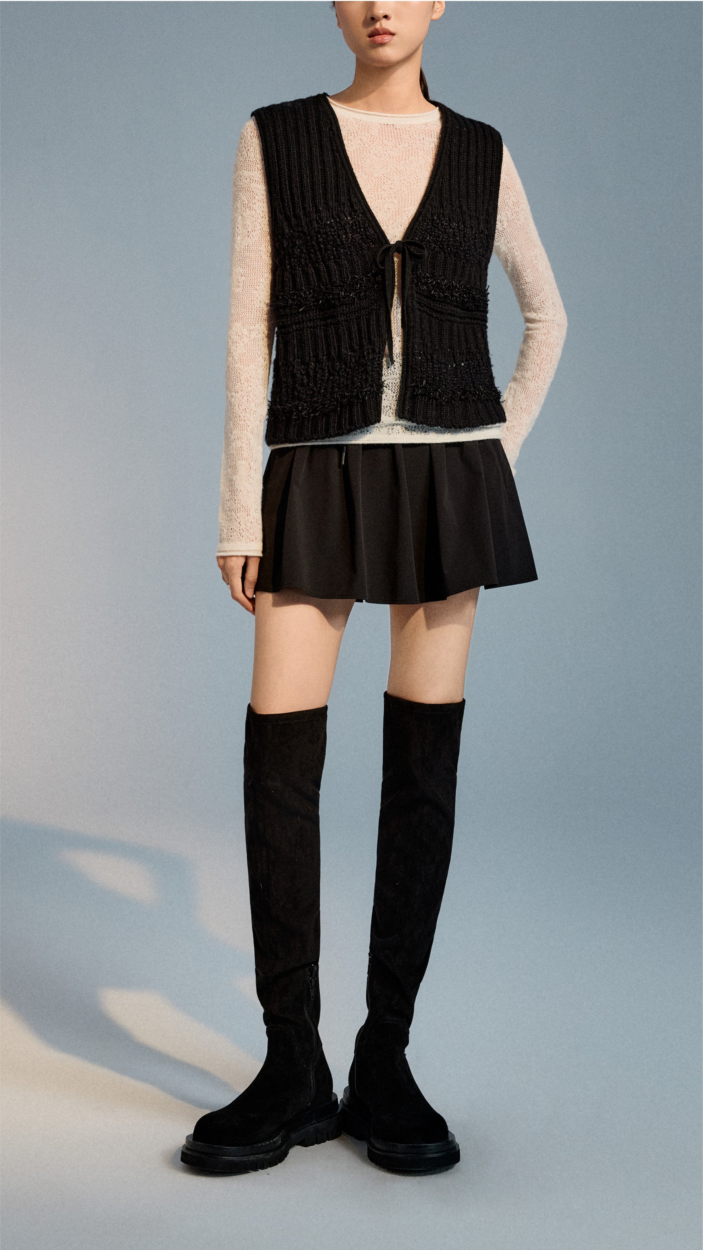 Lace Knitted Sweater