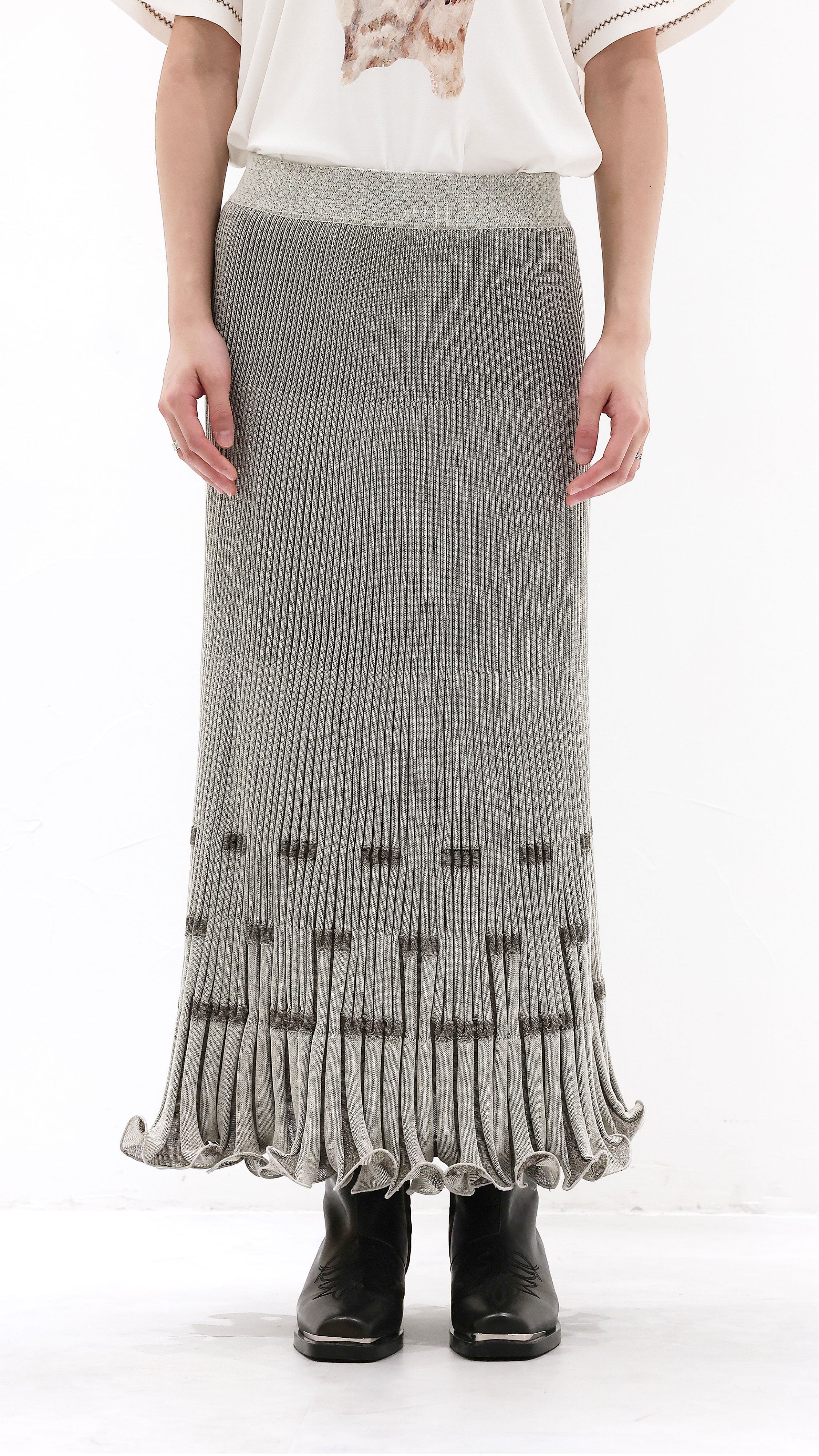 Fish Tail Knit Skirt